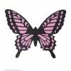 Vlindervleugels Kind, Zwart/rose