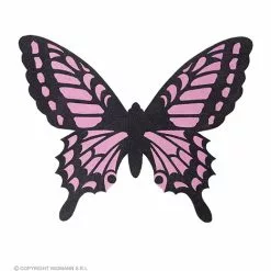 Vlindervleugels Kind, Zwart/rose