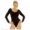 Body Volwassen Met Knoopsluiting, Zwart