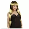 Pruik, Fashion Streaks Zwart/geel -Cosplay Winkel 04427 a