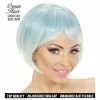 Pruik, Melange Fashion Blauw/turkoois -Cosplay Winkel 04442 a