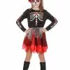 Jurk Day Of The Dead Met Print -Cosplay Winkel 10251 3255 XX 10
