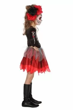 Jurk Day Of The Dead Met Print -Cosplay Winkel 10251 3255 XX 20