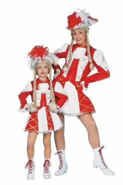 Dansmarietje Bi-stretch Rood