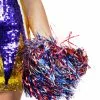 Cheerleader Pompom Lametta Rood/blauw/zilver -Cosplay Winkel 10799 48001 XX 10