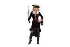 Zwarte Steampunk Piraat Jurk