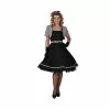Rock'n Roll Jurkje Zwart/wit 220108 -Cosplay Winkel 220108