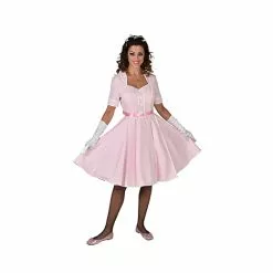 Rock'n Roll Jurkje Rose/wit 220109