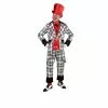 Clowns Kostuum Geruit Zwart/wit -Cosplay Winkel 220285