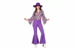 Blouse Flower Power Paars