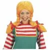 Pruik, Pippi Buigbaar (in Plastic Doos) -Cosplay Winkel A6356 a