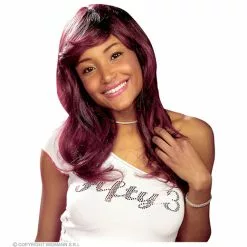 Pruik, Christelle Rood -Cosplay Winkel C0934 b