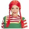 Pruik, Wendy Rood (in Plastic Doos) -Cosplay Winkel C6071 a
