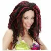 Pruik, Rasta Zwart/kastanjebruin -Cosplay Winkel D0716 a
