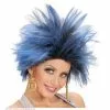 Pruik, Frenzy Blauw/zwart -Cosplay Winkel F0819 a