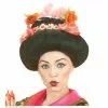 Pruik, Geisha Met Bloem (in Plastic Doos) -Cosplay Winkel G6369 a