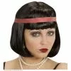 Pruik, 30's Met Hoofdband (in Plastic Doos) -Cosplay Winkel H6163 a