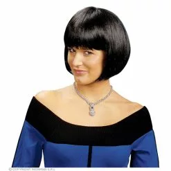 Pruik, Michelle Zwart -Cosplay Winkel M0911 b
