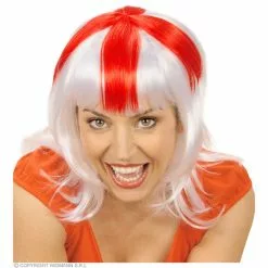 Pruik, Supporter Engeland Vrouw