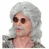 Pruik, 70's Man Grijs