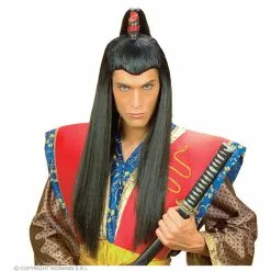 Pruik, Samurai (in Plastic Doos)