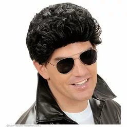 Pruik, T-birds Zwart