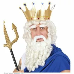 Pruik, Zeus Met Baard, Snor En Wenkbrouwen
