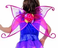 Vleugels Pink Met Bloemetjes